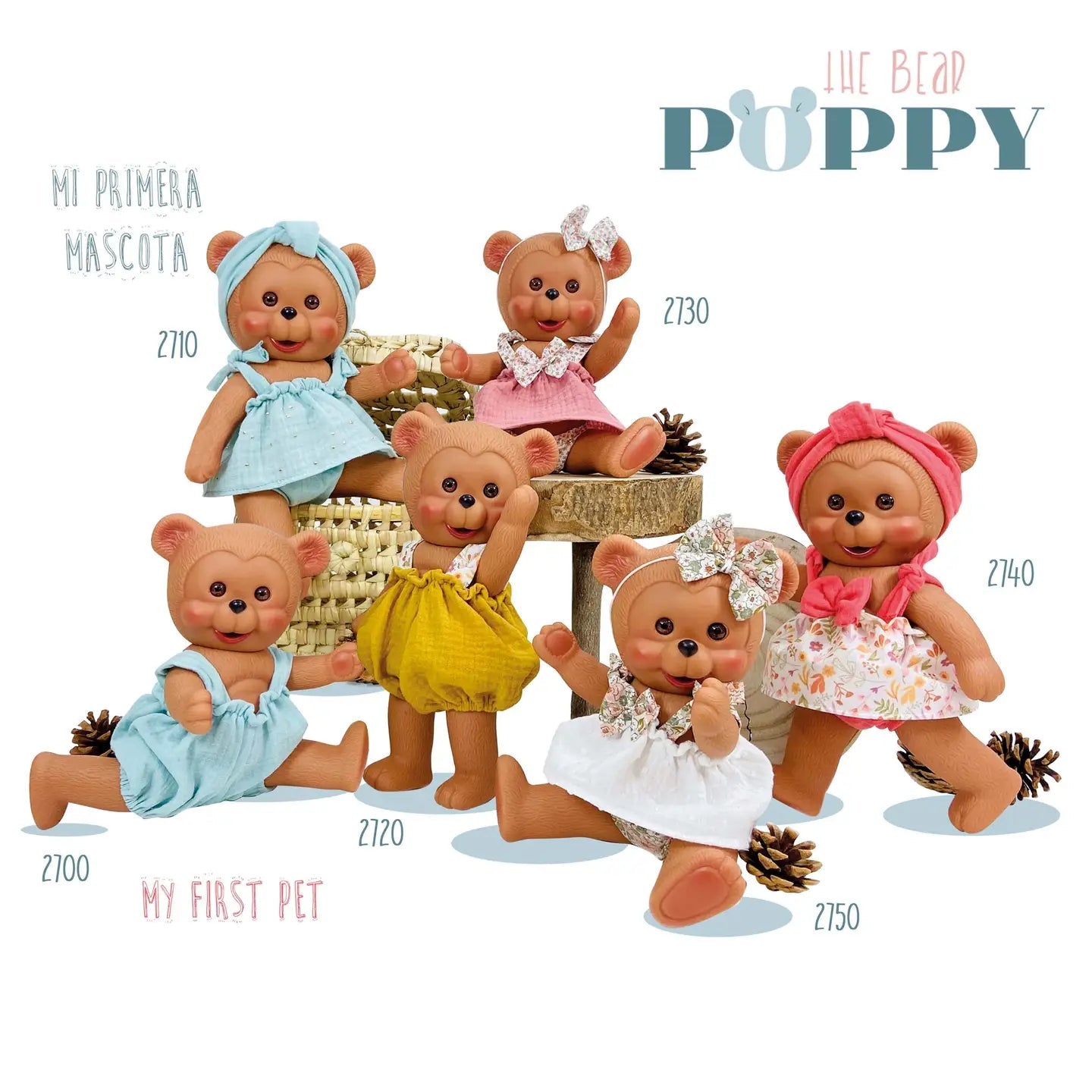 Poupée coquelicot - Nines Artesanals - myplayground