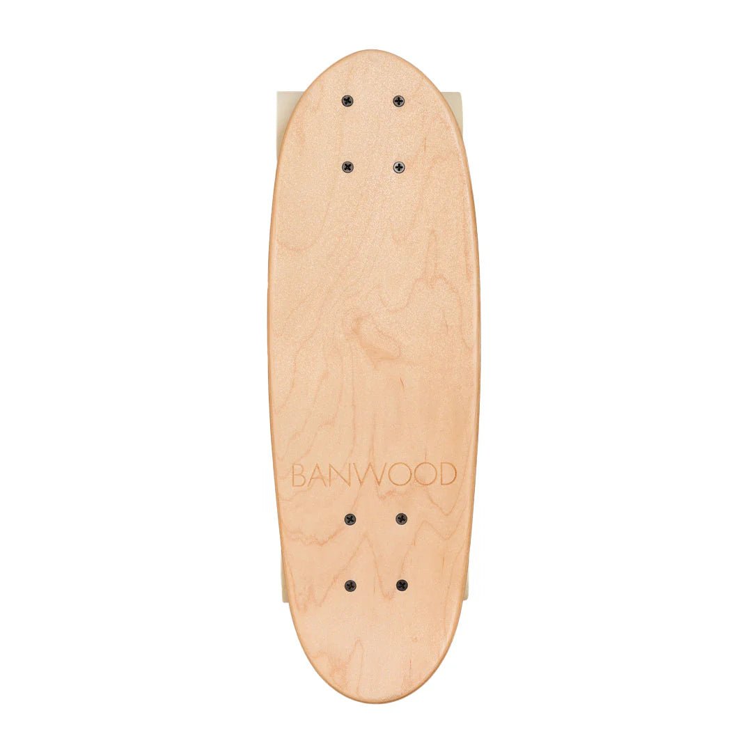 Skateboard naturel – Planche cruiser en érable canadien pour enfant dès 3 ans – Banwood - myplayground