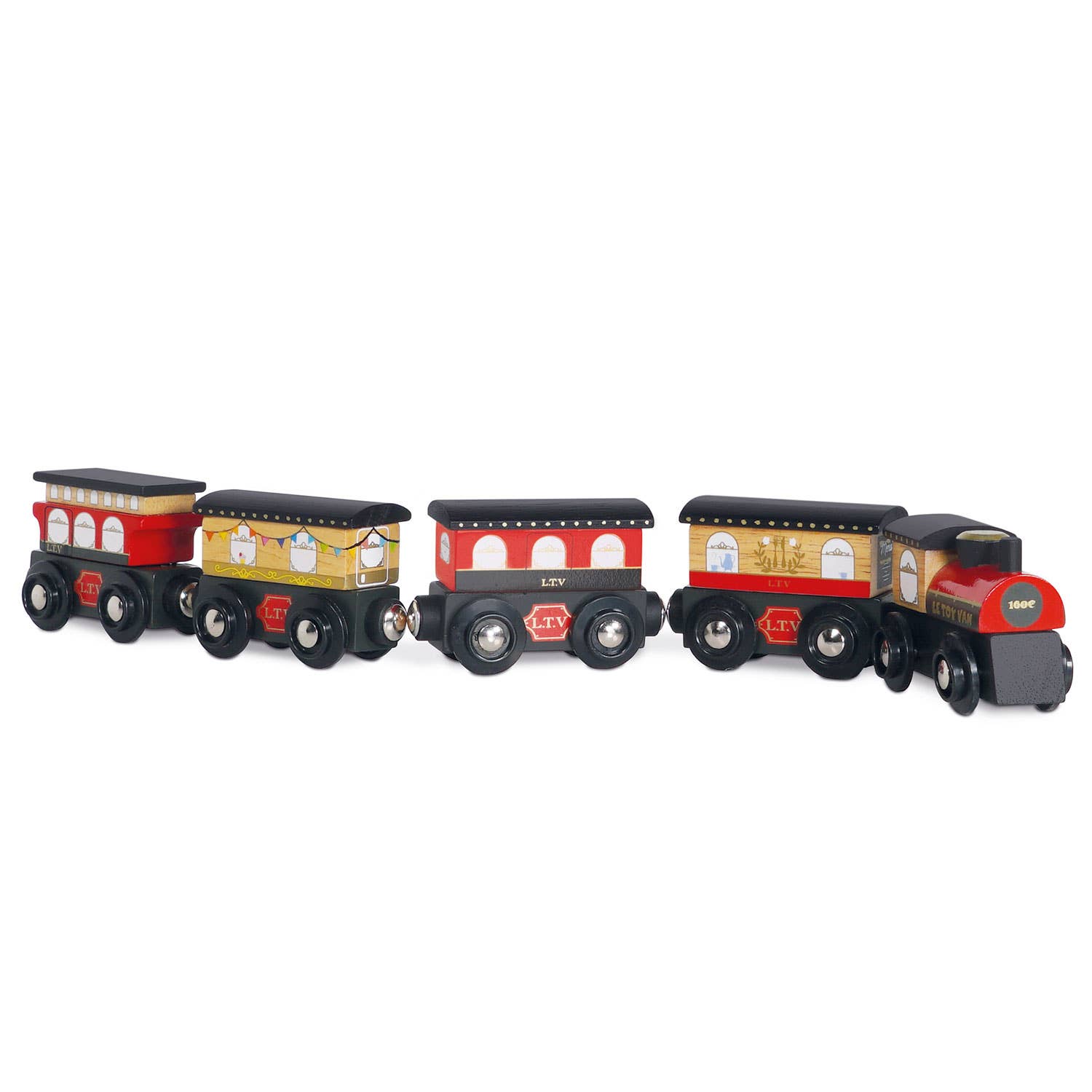 Train Royal Express - Rouge - Jeu éducatif enfant ( 3 ans et + ) - myplayground