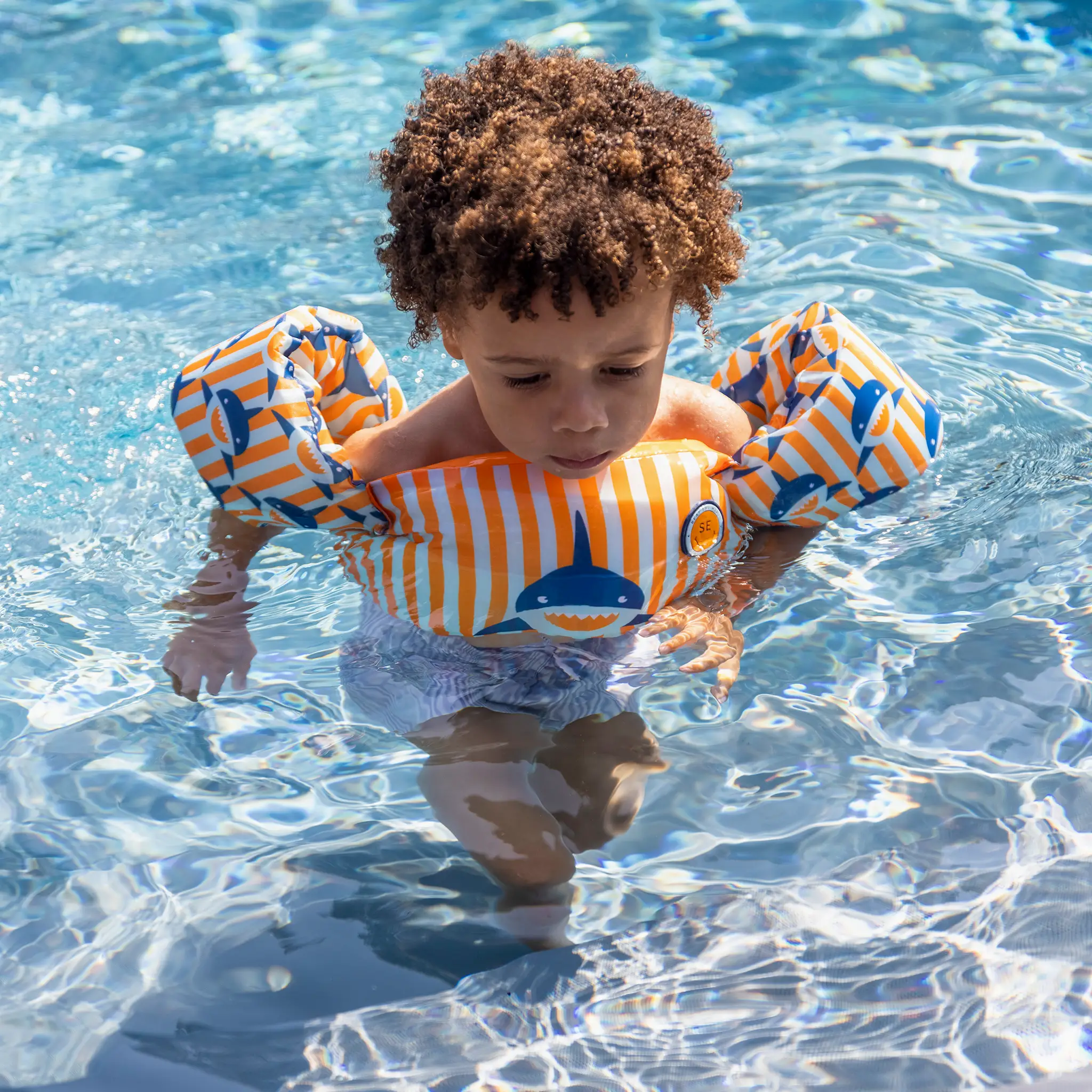 Brassards de natation requin - 2 à 6 ans, gilet - Swim Essentials by Swim Essentials