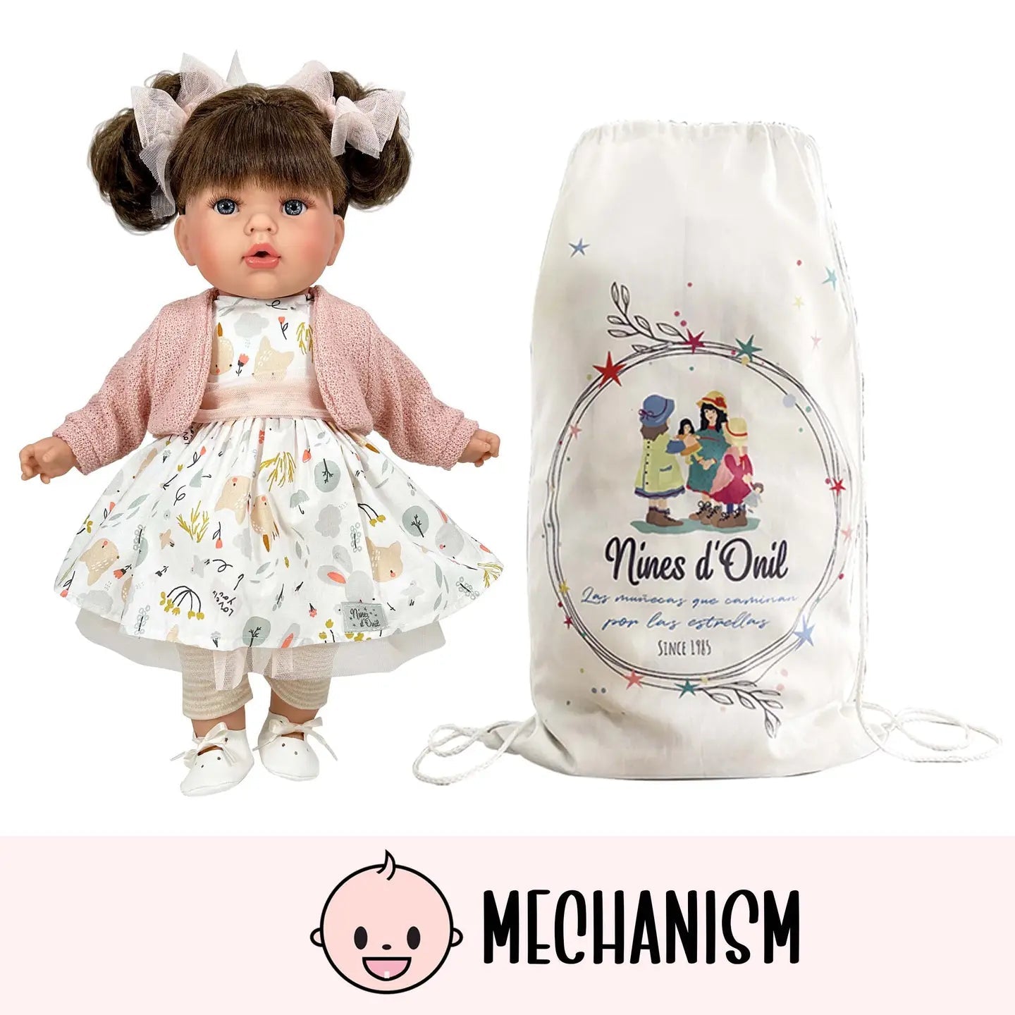 Poupée Tita spring Brune - Nines Artesanals - myplayground