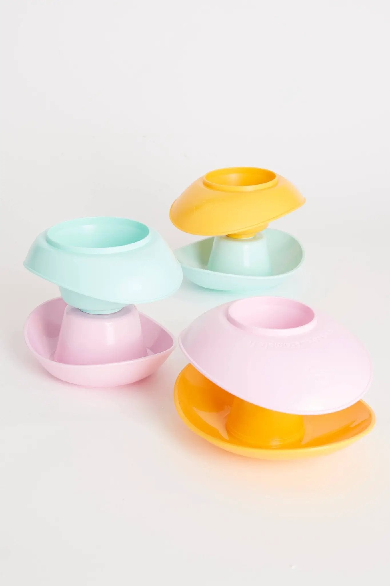 Coupelles à empiler Made in France - Jouet de bain -6mois+ by Le Jouet Simple