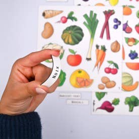 Jeu magnétique - fruits et légumes - myplayground