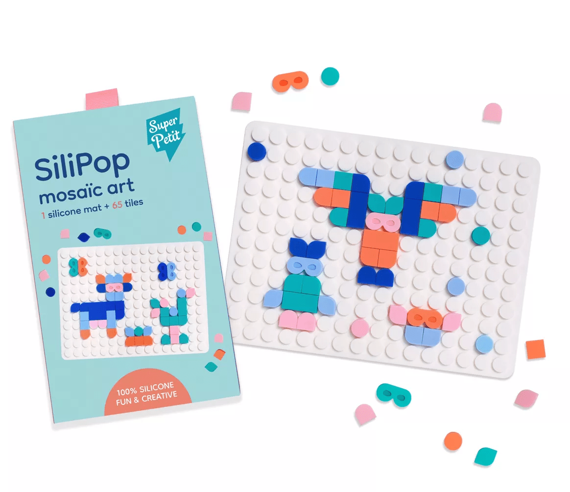 Silipop mosaïques à clipper - mosaic art - créations colorées à l'infini blanc - SuperPetit - myplayground