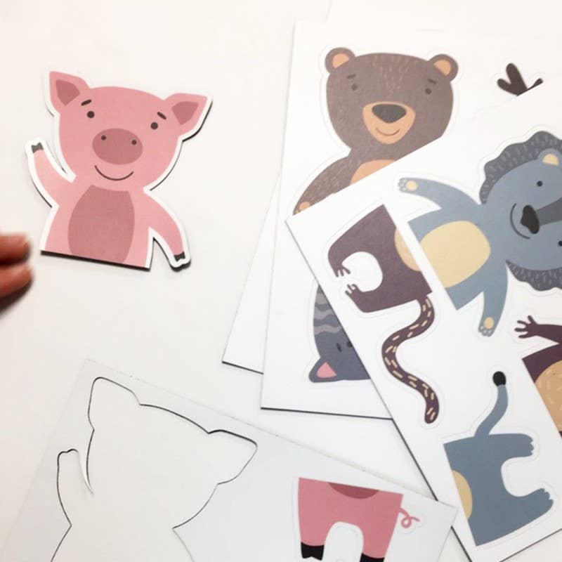 Puzzle magnétique animaux - myplayground