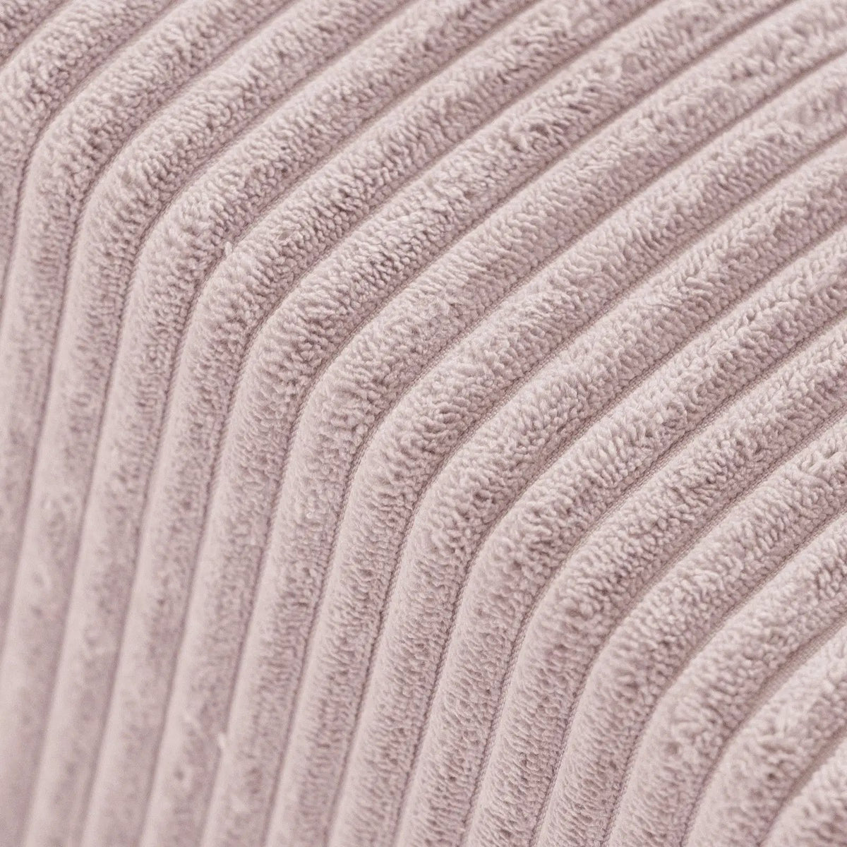 Canapé Foldie avec accoudoirs - Velours côtelé rose premium - PLUSH NEST by Misioo