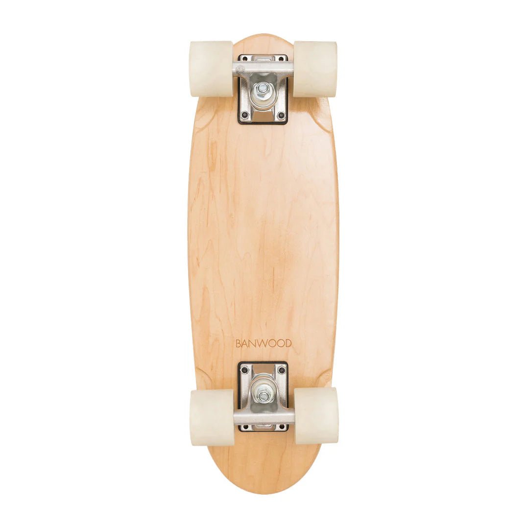 Skateboard naturel – Planche cruiser en érable canadien pour enfant dès 3 ans – Banwood - myplayground