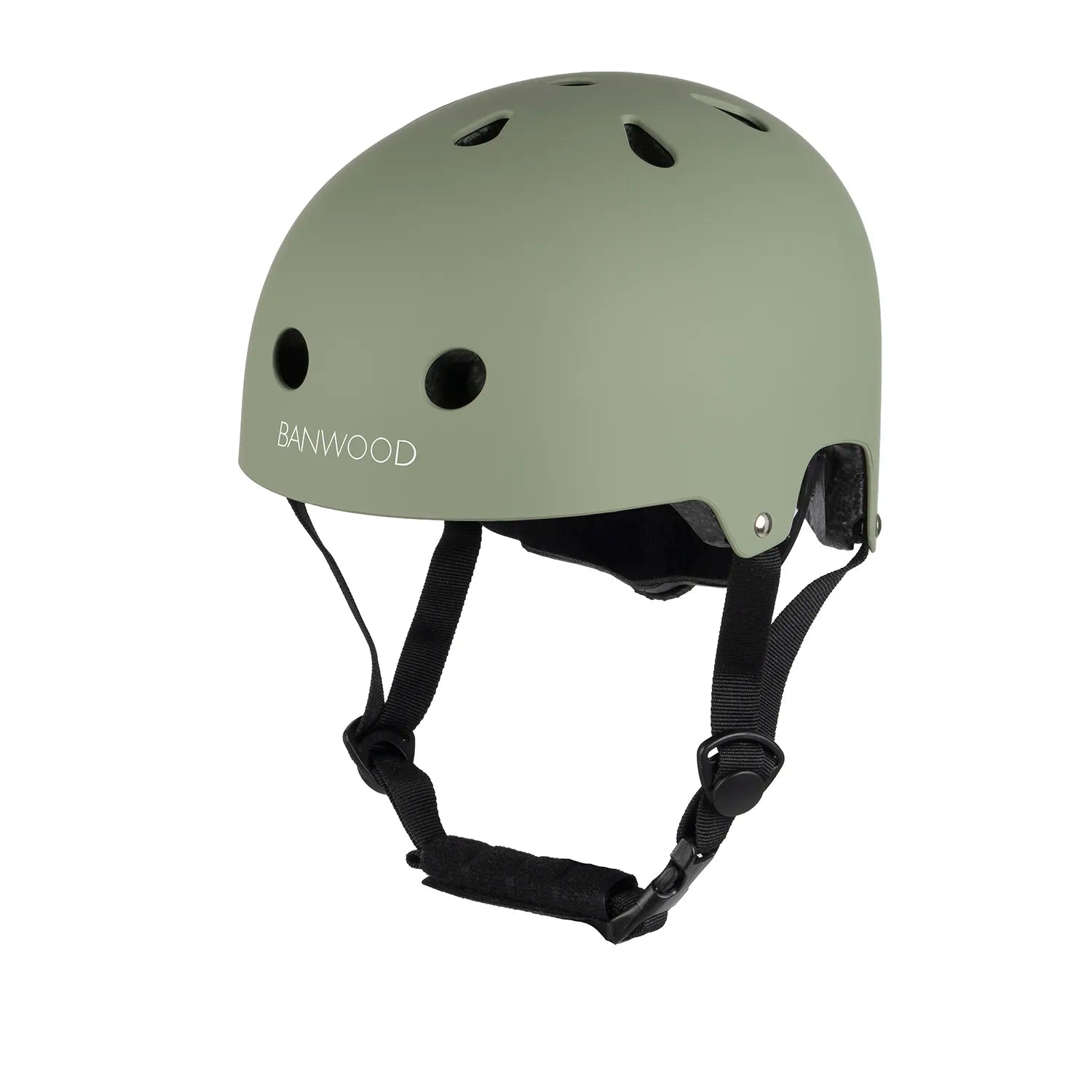 casque de vélo enfant - vert mat, dès 3 ans, léger - Banwood - myplayground
