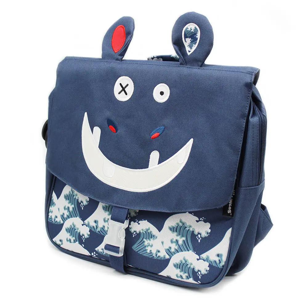 Sac D'école Hippipos The Hippo 32cm/12,5 Pouces - Les Déglingos, France by Les Déglingos, France