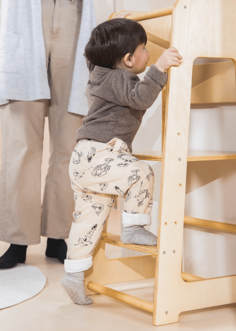 Nouvelle tour éducative en bois naturel - Coco Village - myplayground