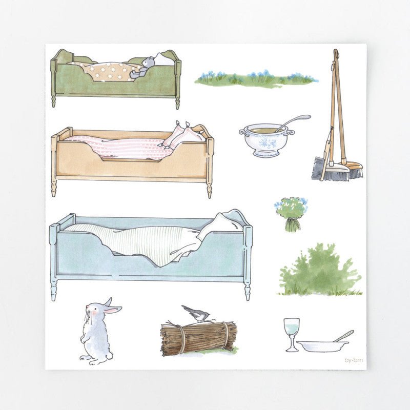 Jeu de magnets - l'histoire de boucle d'or - myplayground