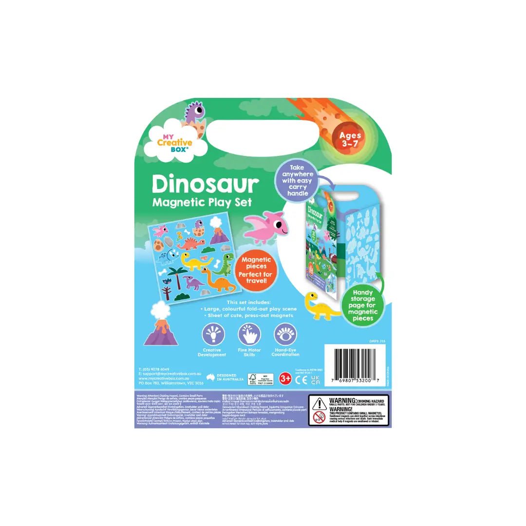 Set de jeu magnétique Dinosaure - My Creative Box - myplayground