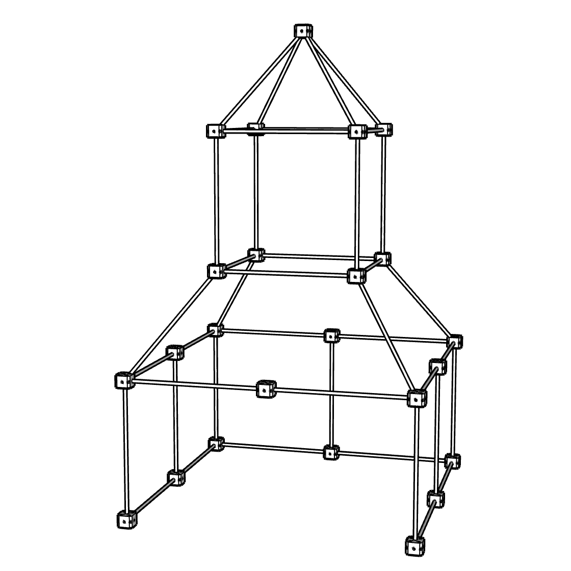 1001 Cabanes – Pack Ecureuil – 72 pièces avec toiles en tissu by SARBAKANE