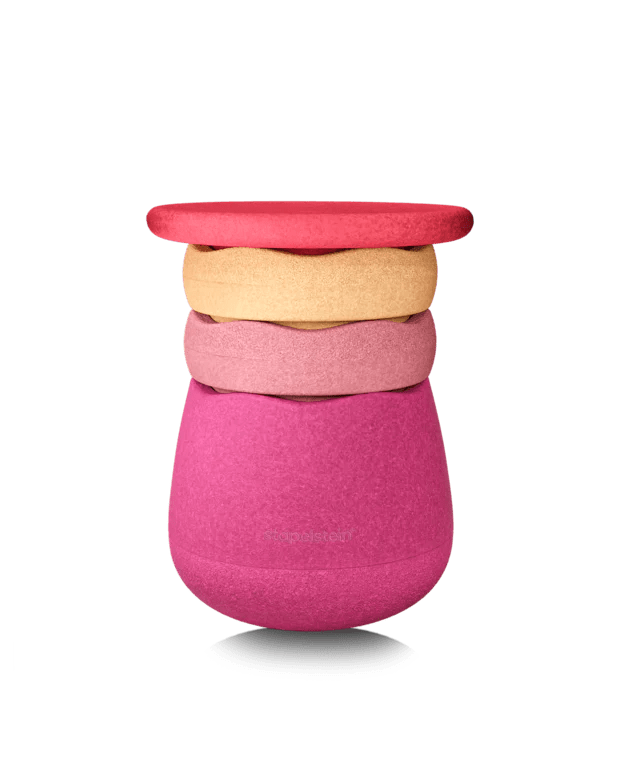 Stapelstein® Dynamic all – Tabouret modulaire pour le mouvement et la concentration à tout âge - myplayground