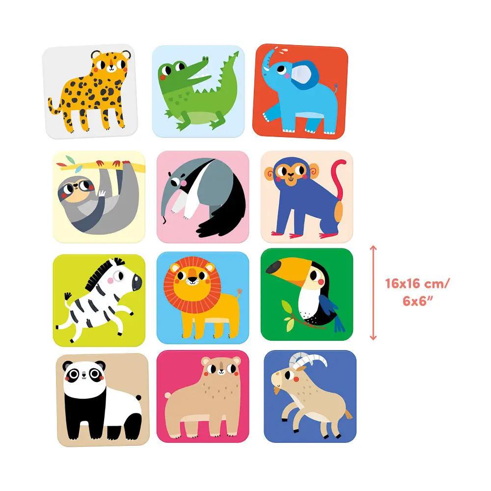 Super Grand Jeu de Mémoire - Animaux Sauvages - Banana Panda by Banana Panda