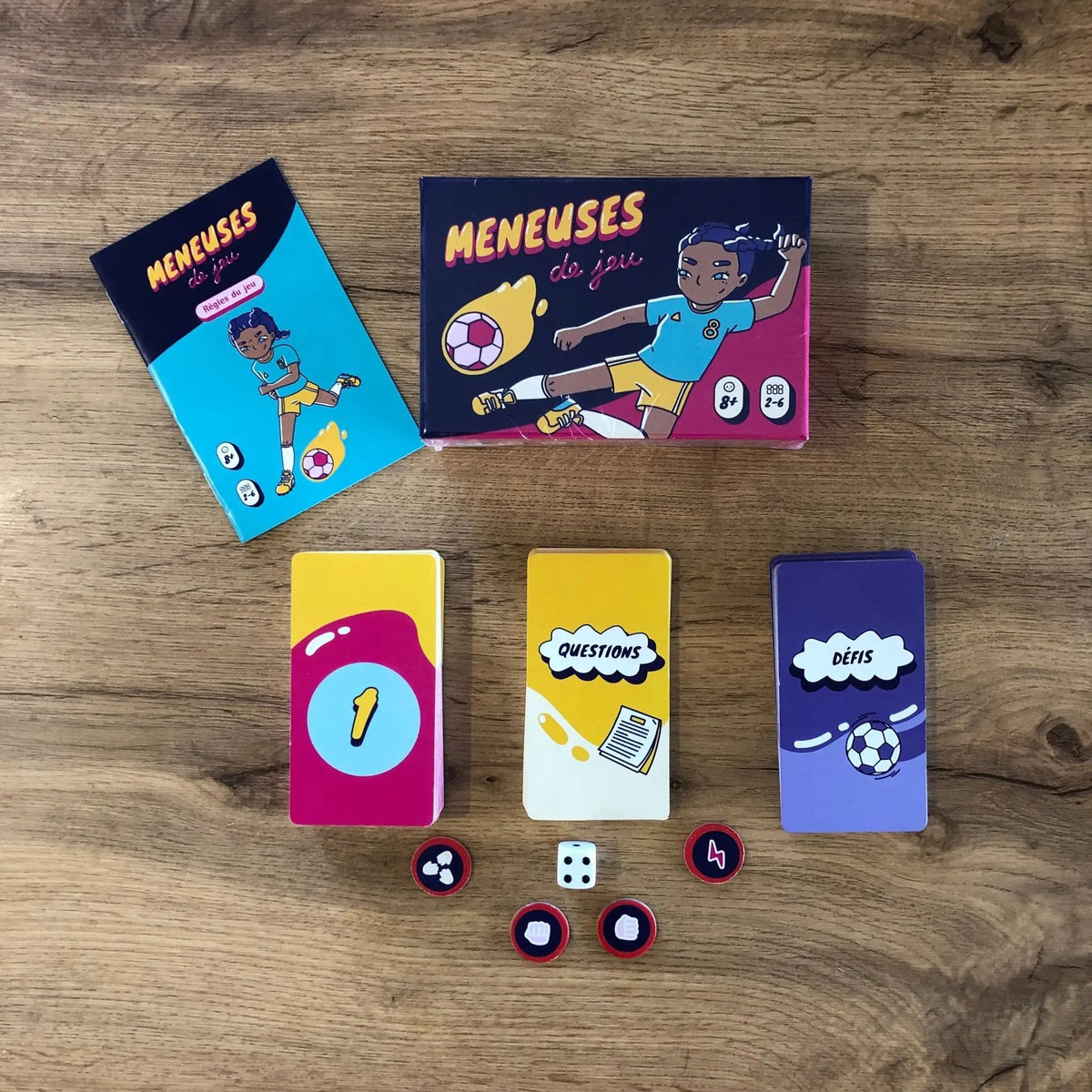 Jeu de société pour apprendre les valeurs du sport by Meneuses de jeu