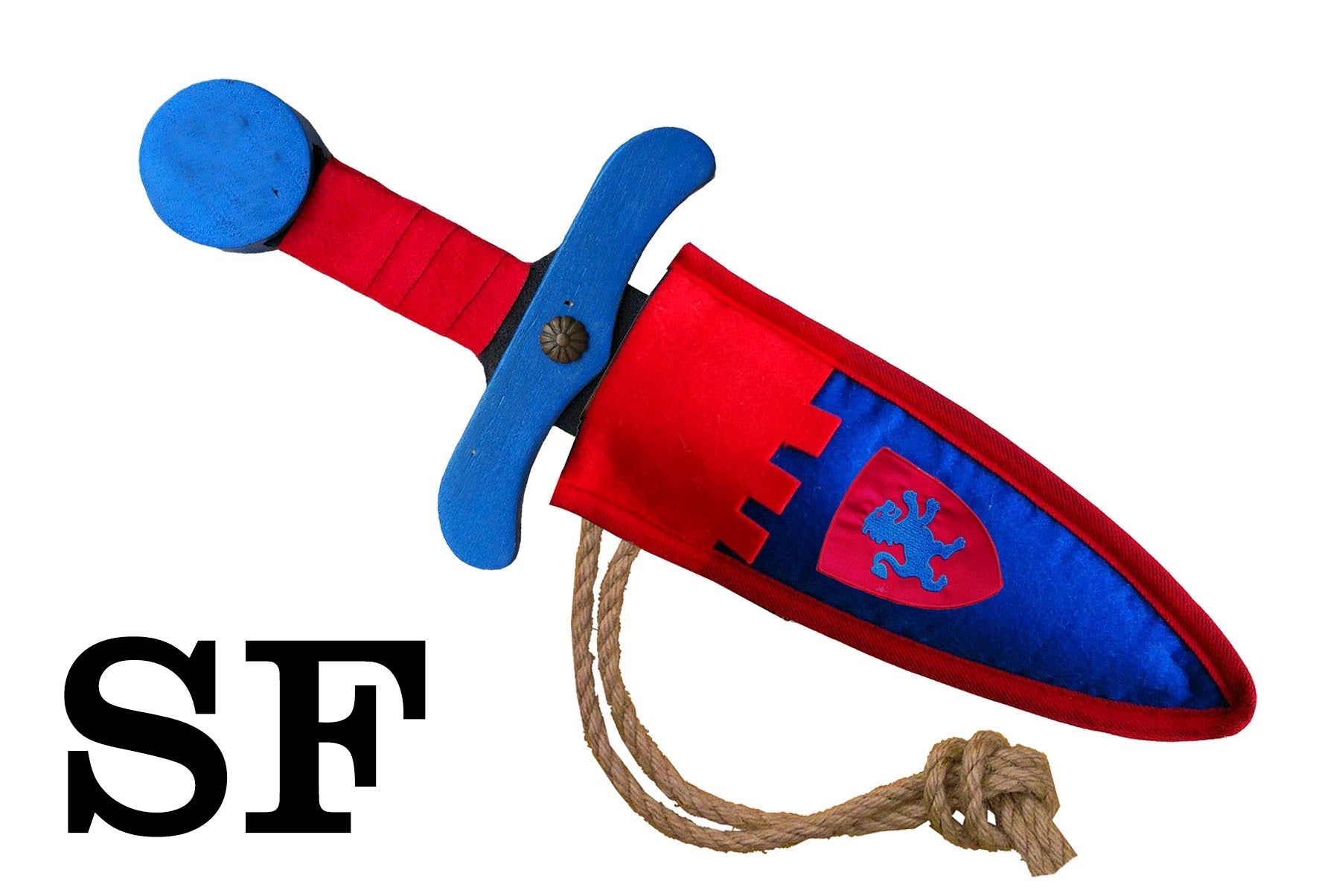 Poignard Softik + Pochettes 5 Couleurs - Jeu de Rôle pour Enfants - myplayground