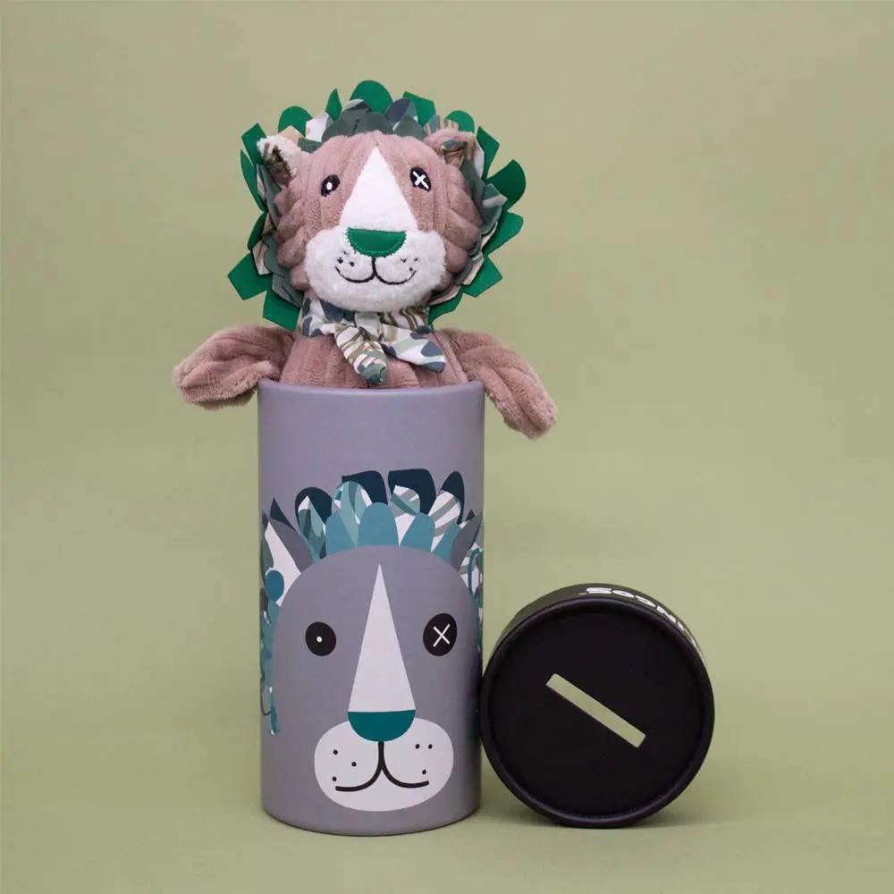 Petit Jelekros Le Lion Simply Plush Avec Coffret Cadeau - Les Déglingos, France by Les Déglingos, France
