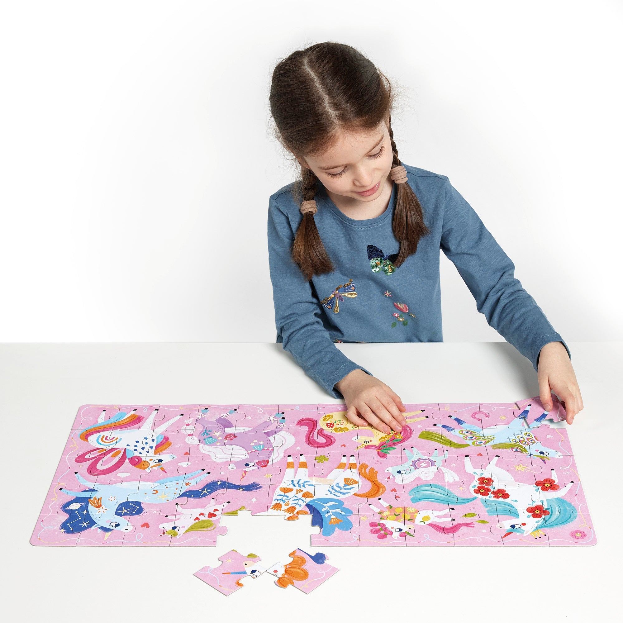 Puzzle J'aime les Licornes - Banana Panda - myplayground