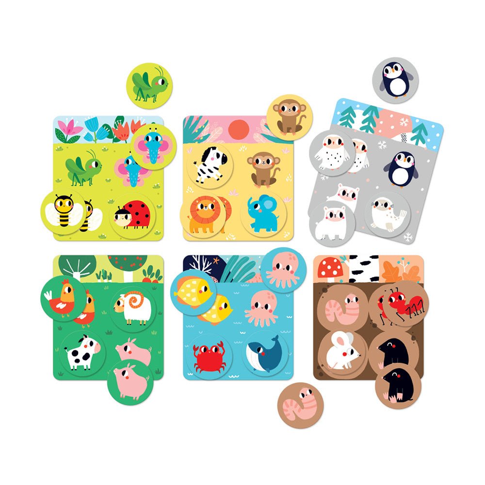 Jouons ! Bingo des Habitats - Banana Panda - myplayground