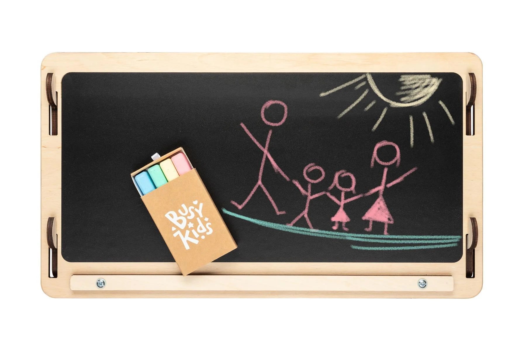 Maisonnette Éducative - pastel, édition limitée, bois natura, 12 à 18 mois - BusyKids - myplayground