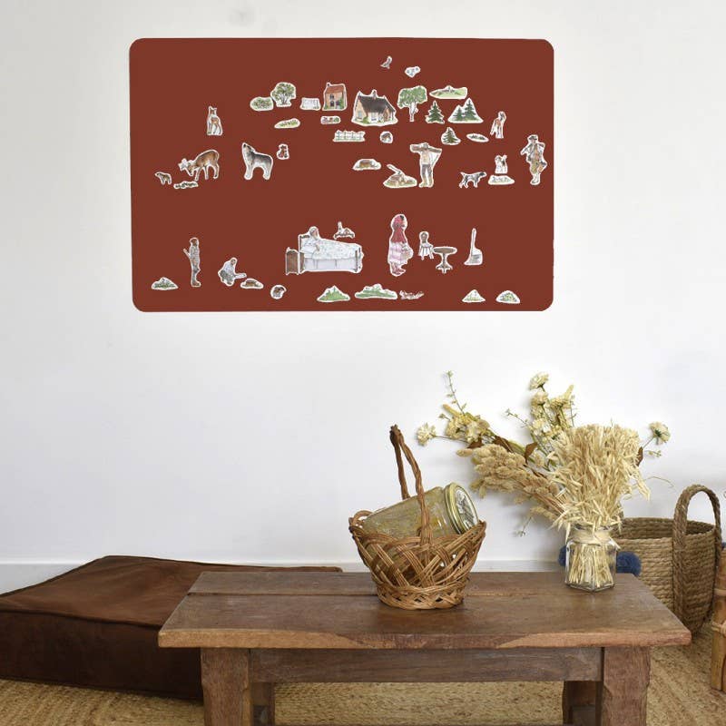 Jeu de magnets - l'histoire du petit chaperon rouge - myplayground