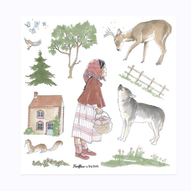 Jeu de magnets - l'histoire du petit chaperon rouge - myplayground