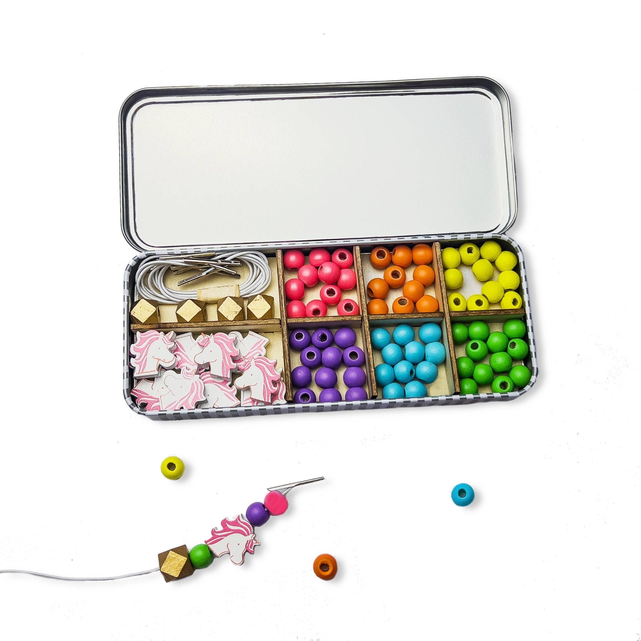 Kit de perles avec bracelet en forme de licorne - myplayground