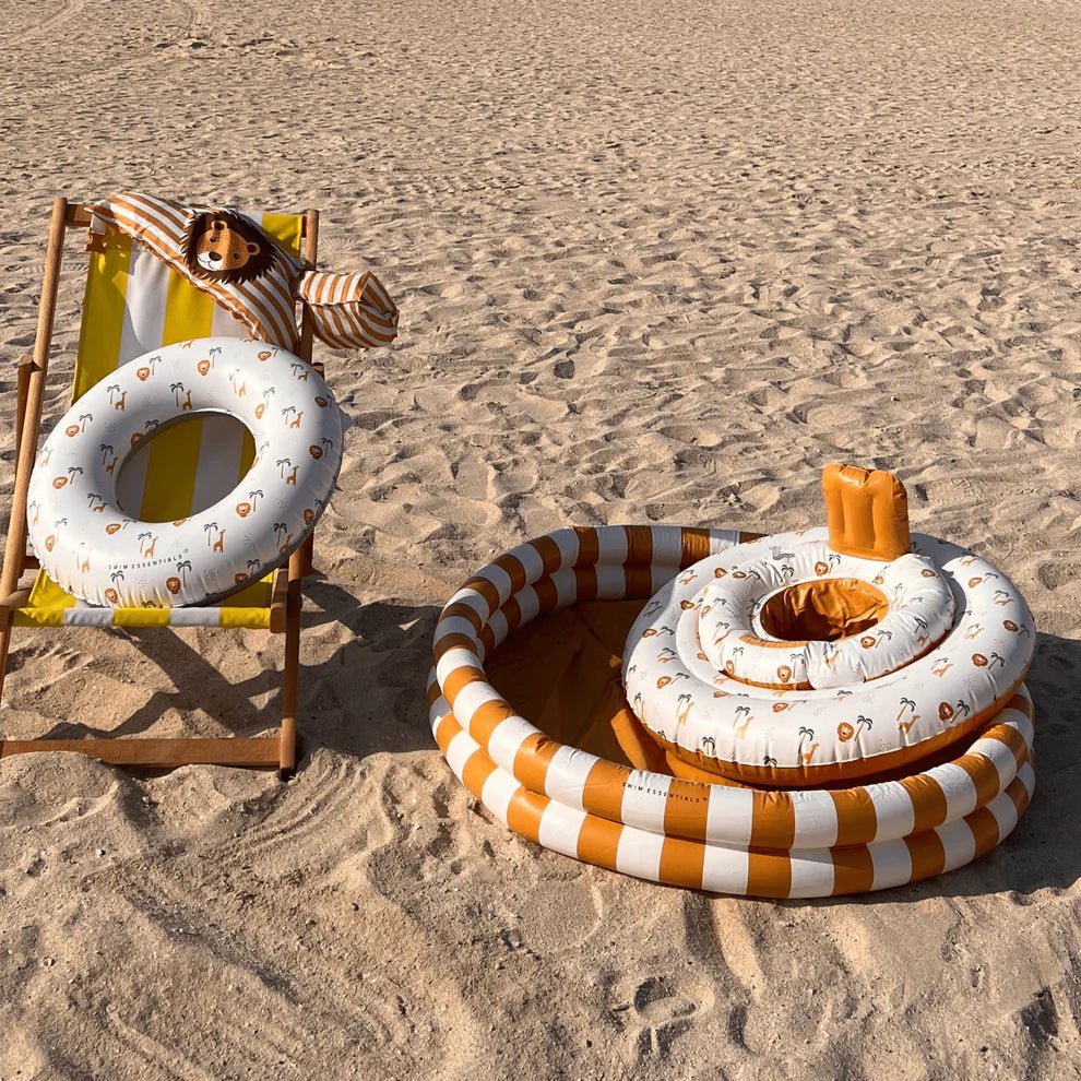 Piscine bébé flow ,jaune et blanc, 100 cm - Swim Essentials | - myplayground