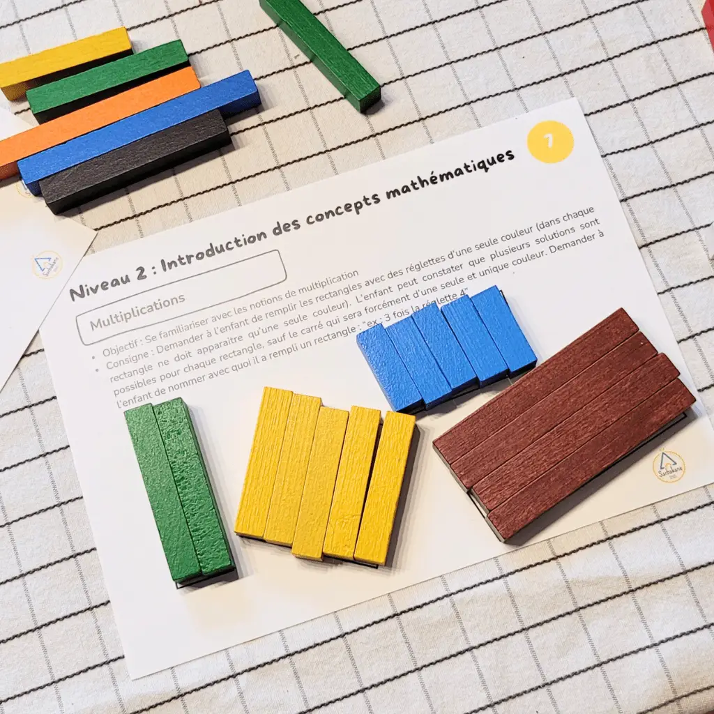 250 Réglettes Cuisenaire – Les nombres en couleur by SARBAKANE