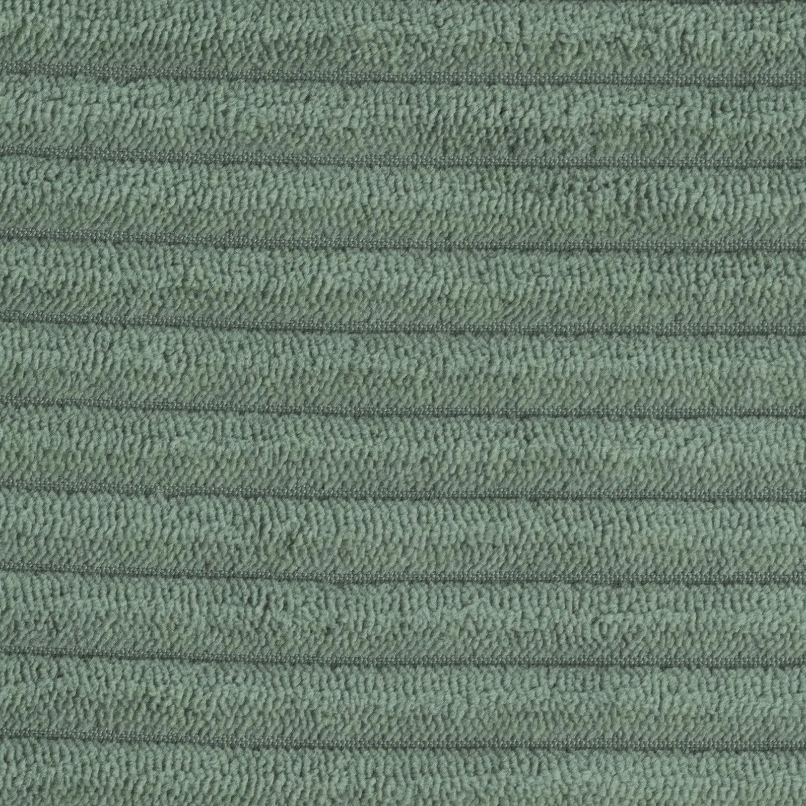 Tapis fleur - 15x115x5 cm, velours côtelé vert moelleux, tapis de jeu - Plush Nest by Misioo