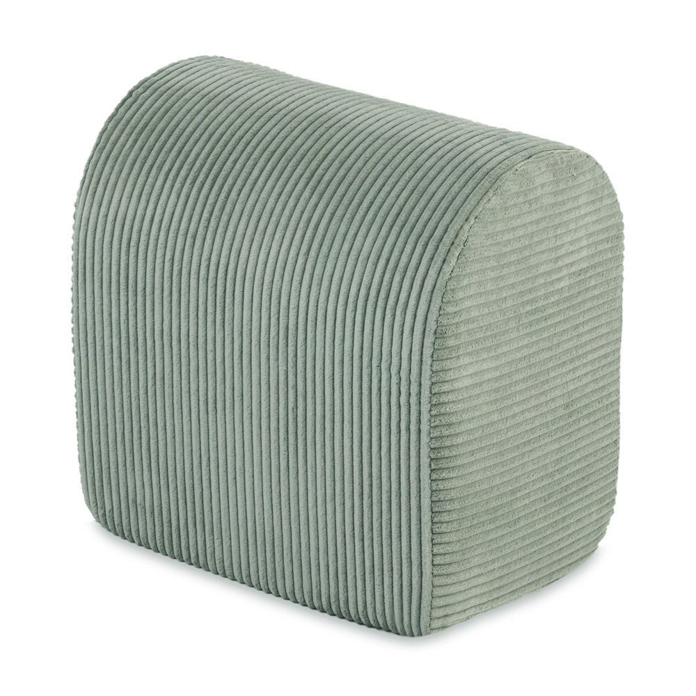 Terrain de jeu 3 éléments + dry pool 90x30 – Velours côtelé vert premium (+200 balles : perle, menthe perle, argent), aire de jeux – Plush Nest - myplayground