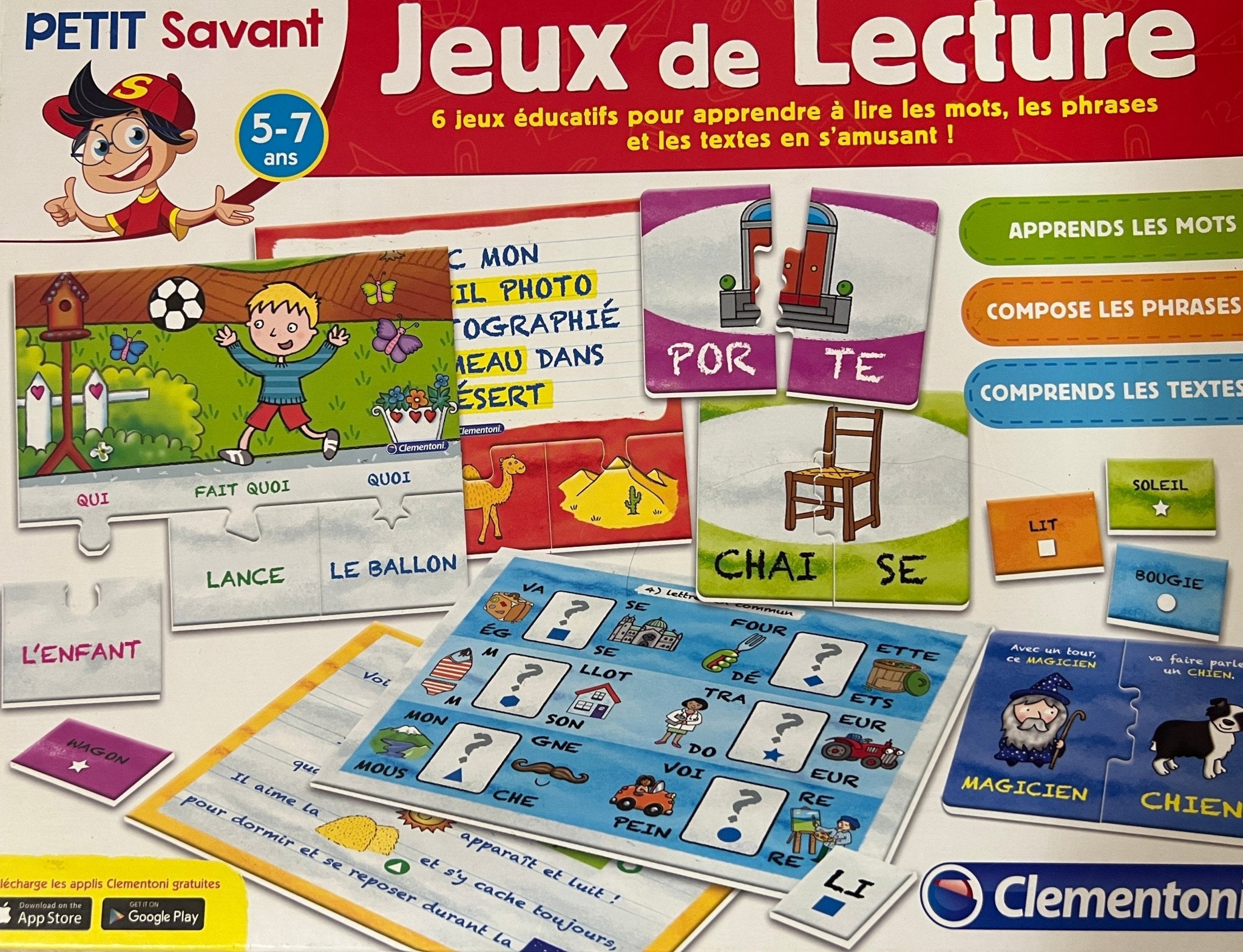 Jeux de lecture - comme neuf - myplayground