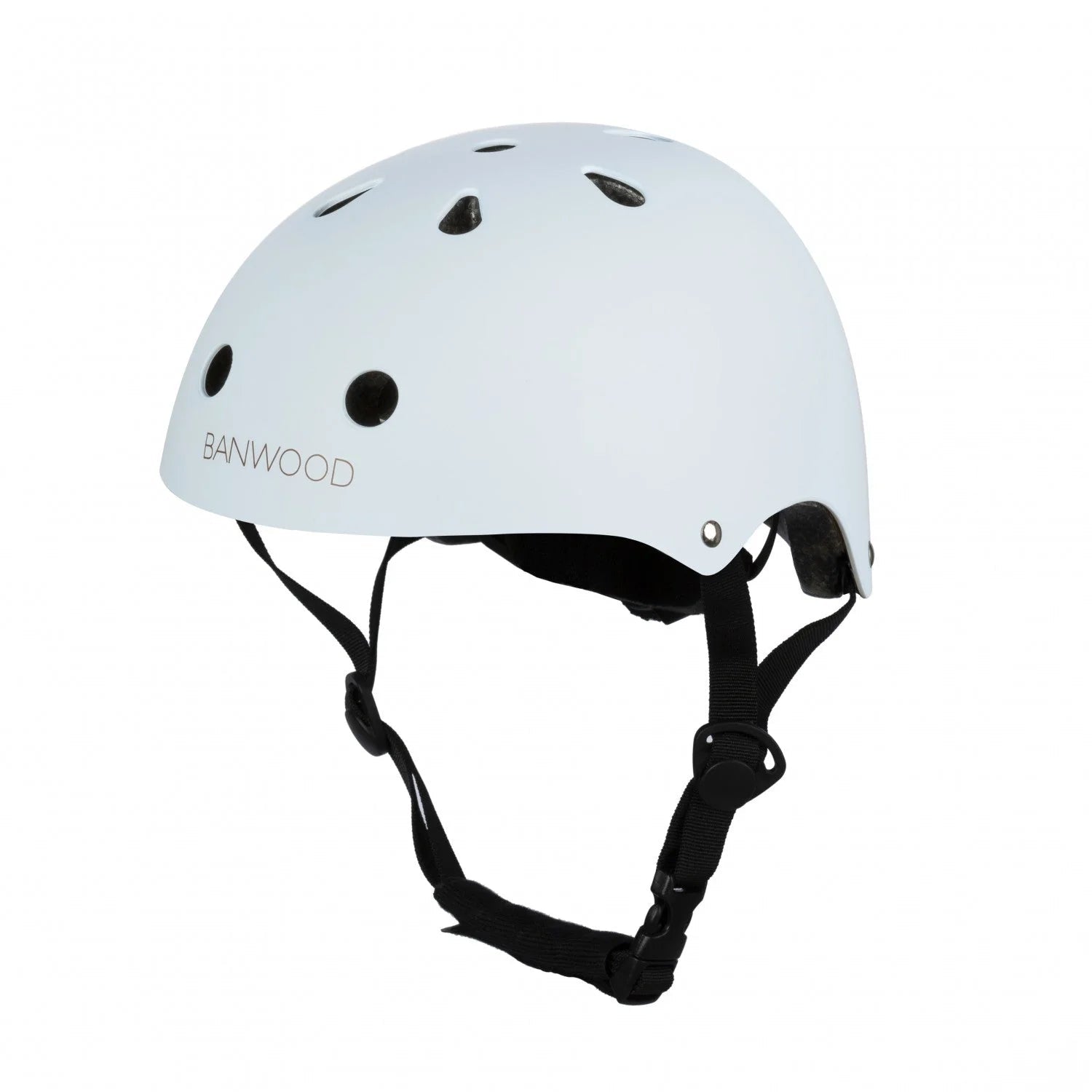 Casque vélo enfant classique Bleu ciel Mat – sécurité et confort, ajustable 3 à 6 ans – Banwood - myplayground