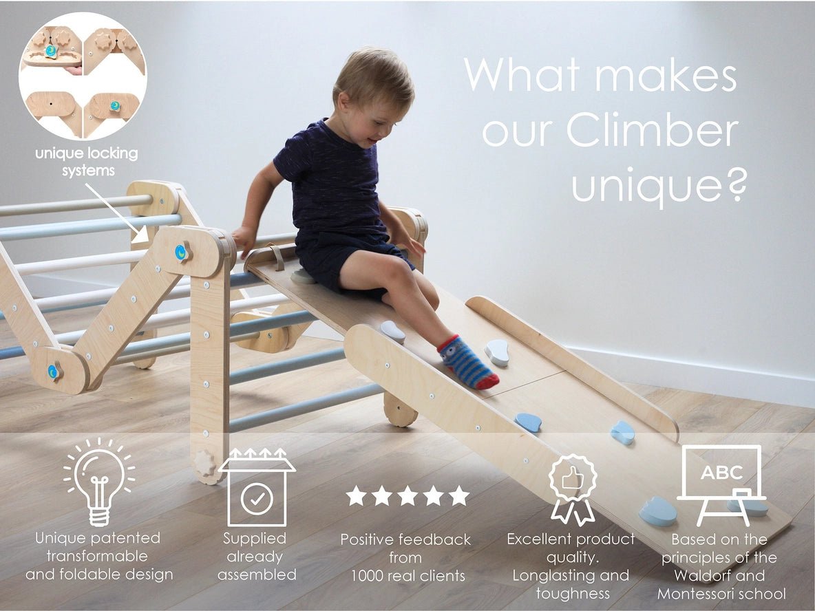 Salle de Sport Blue Avec Deux Rampes - Happymoon - myplayground