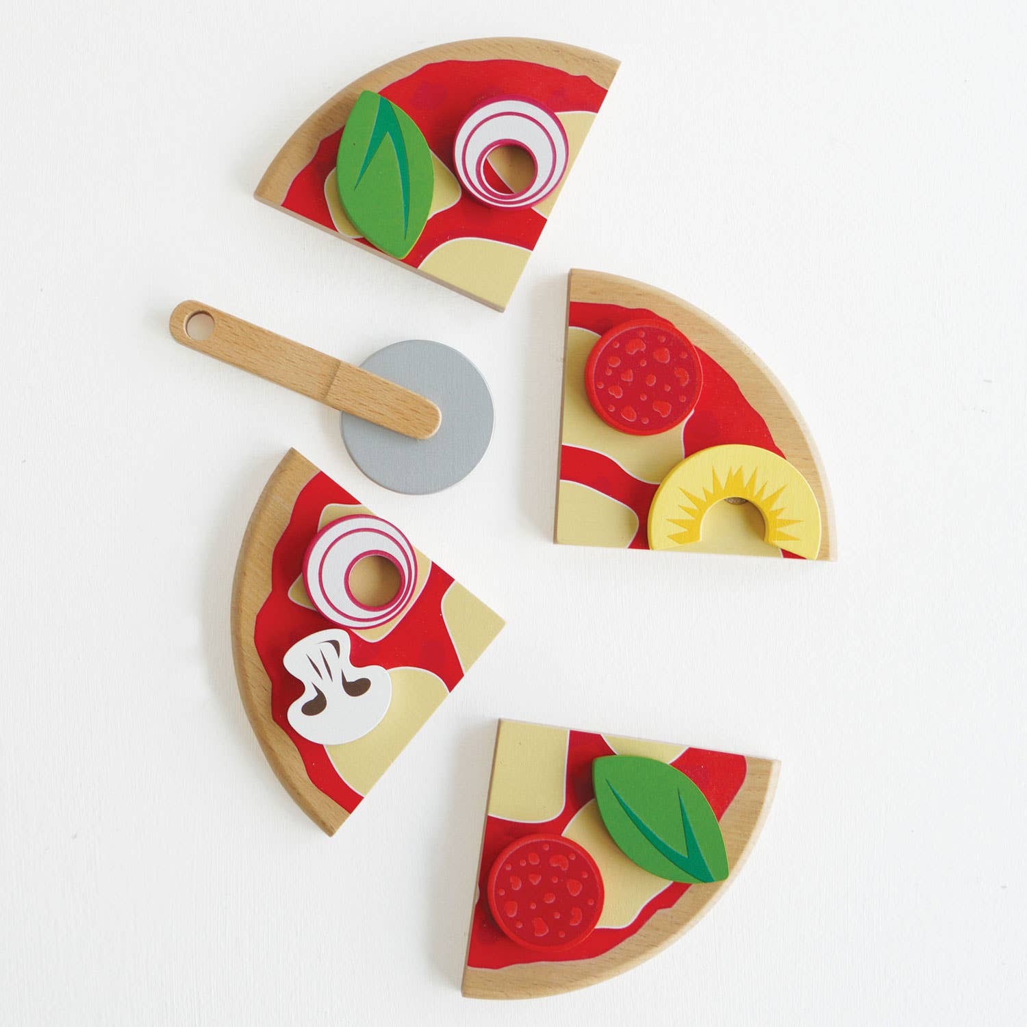 Pizza et garnitures - Jeu sensoriel enfant - myplayground