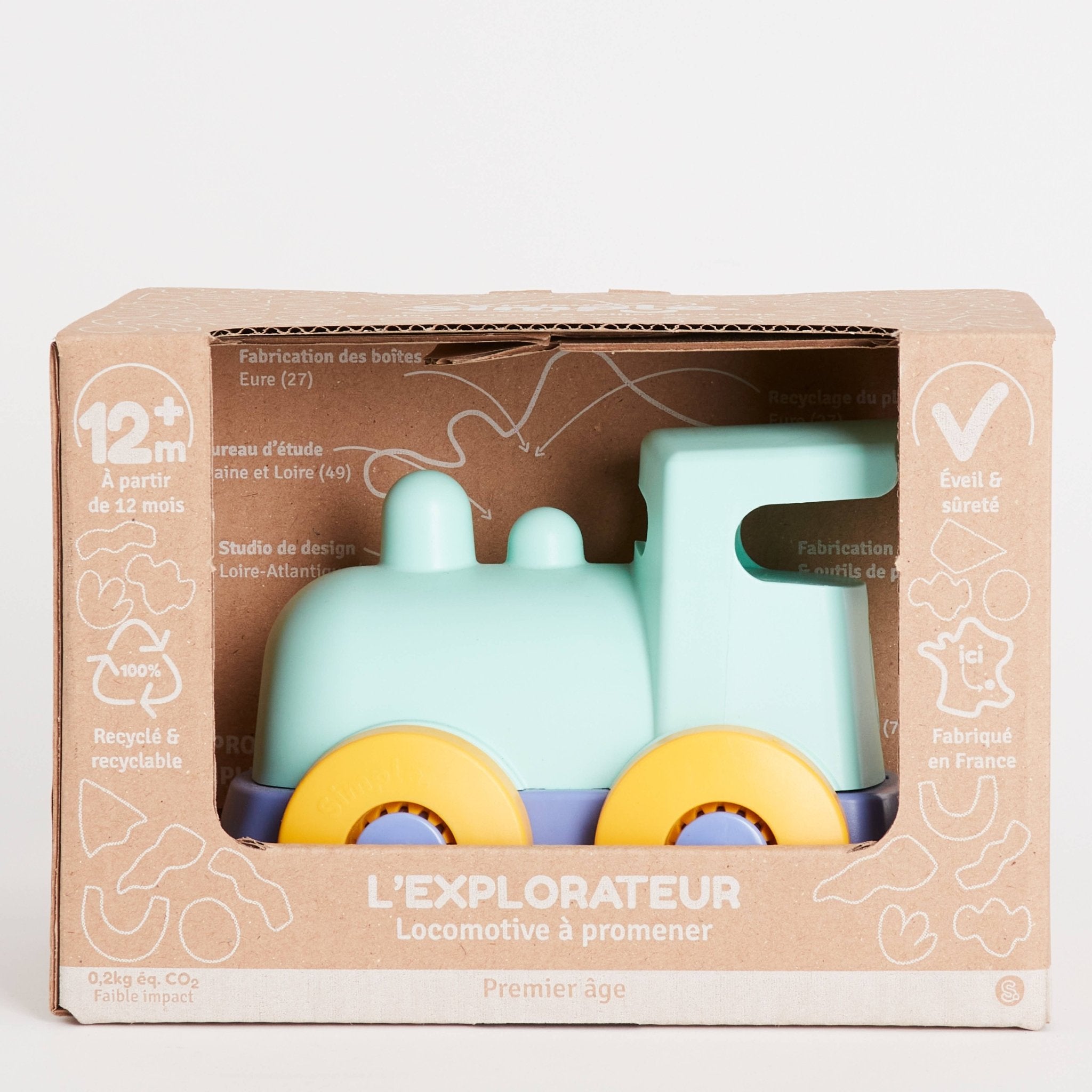 Train à promener Made in France - 12m+ - Ecoresponsable - myplayground