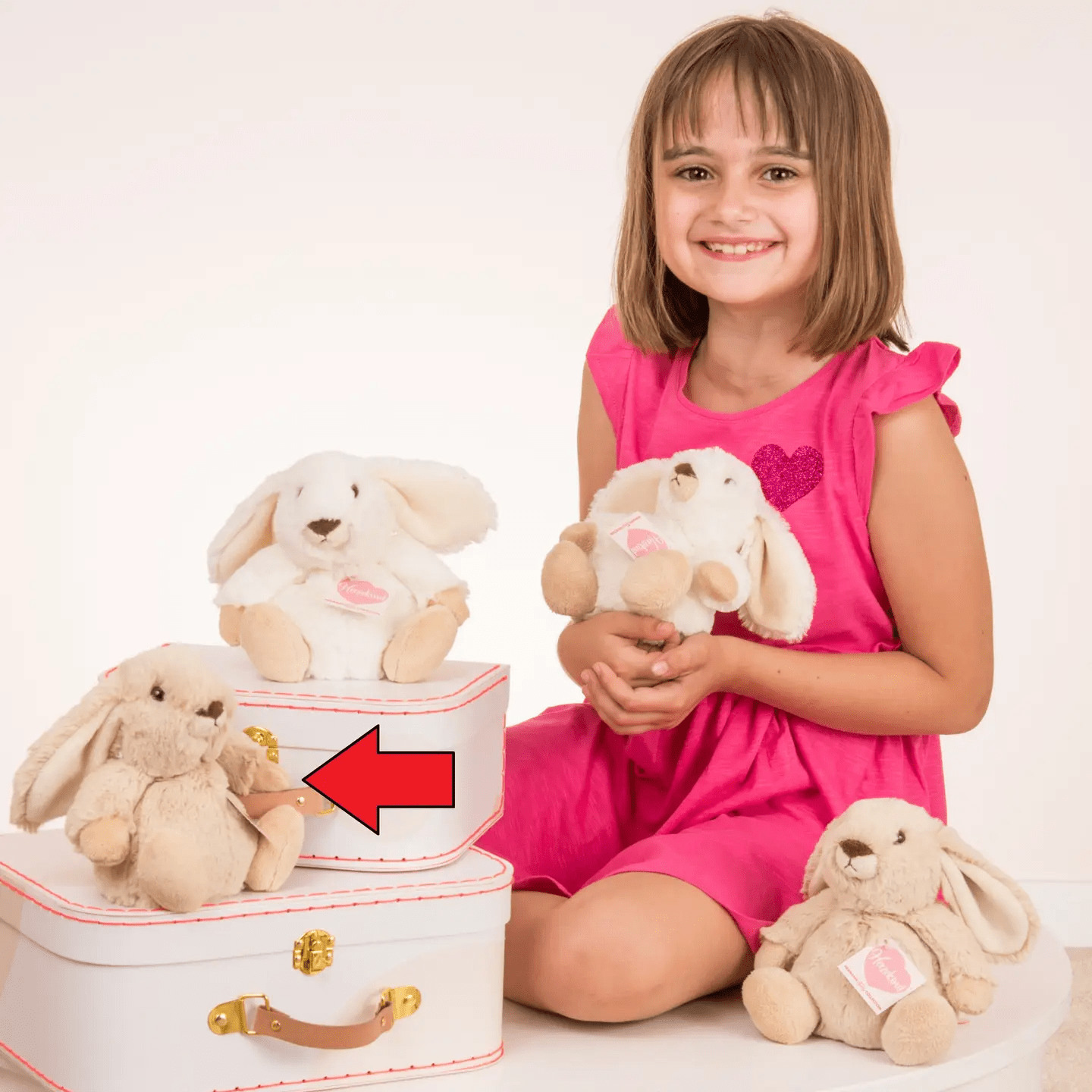 Lapin Polli beige 15 cm - Peluche - Animal en peluche - Teddy Hermann - myplayground