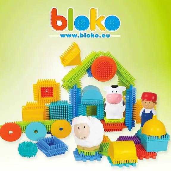 Coffret 100 Bloko + Ferme + 3 Figurines 3D - Bloko by Bloko