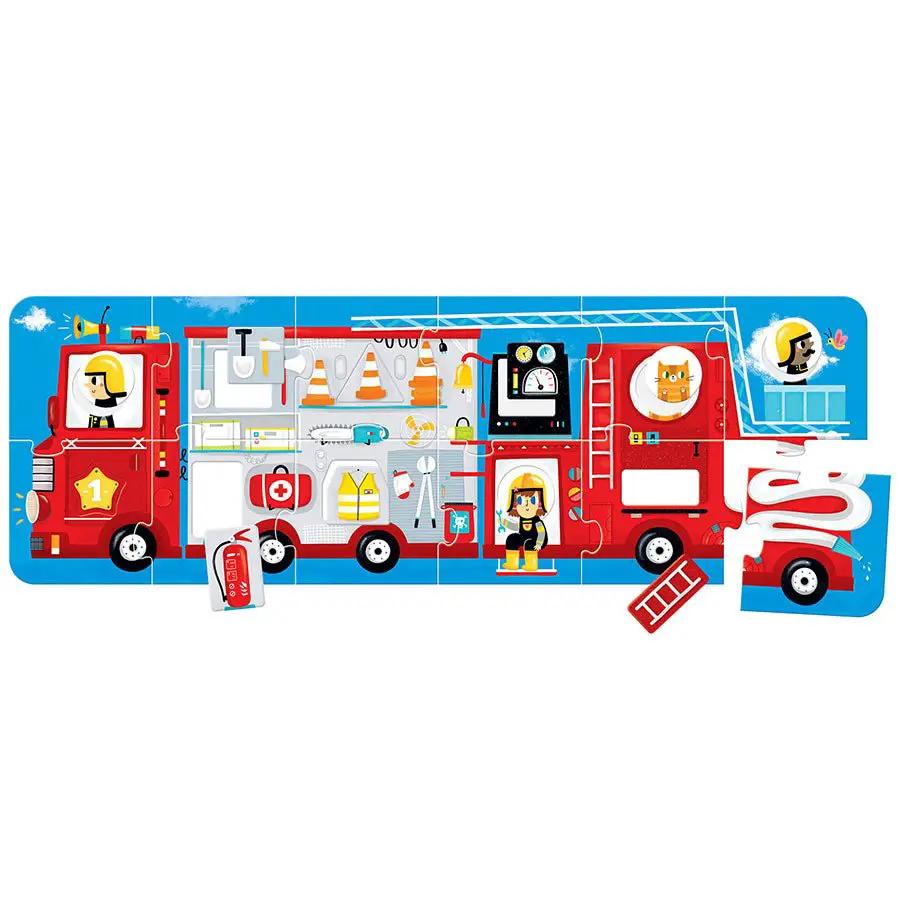 Puzzle Crée une Paire - Camion de Pompiers - Banana Panda by Banana Panda