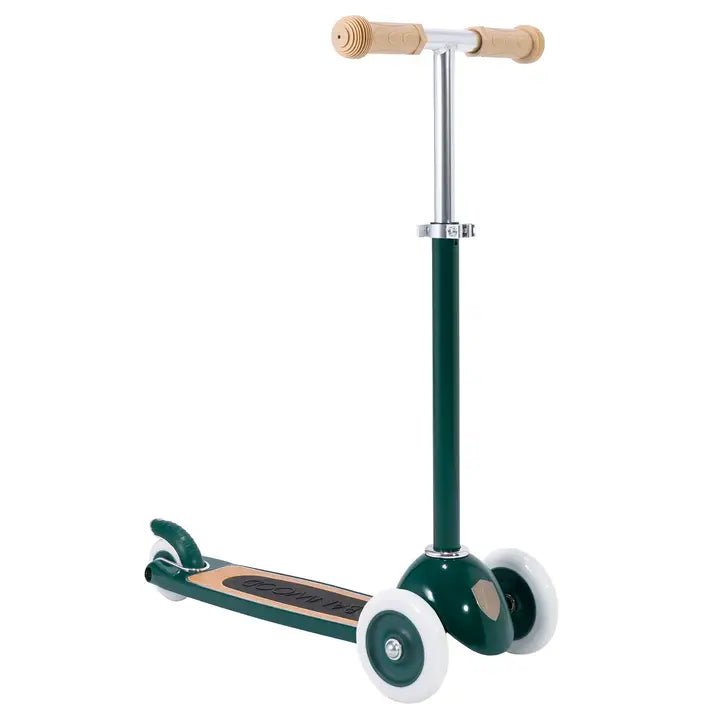 trottinette enfant - 2 à 5 ans - 3 roues - émeraude - jeu de motricité - banwood - myplayground
