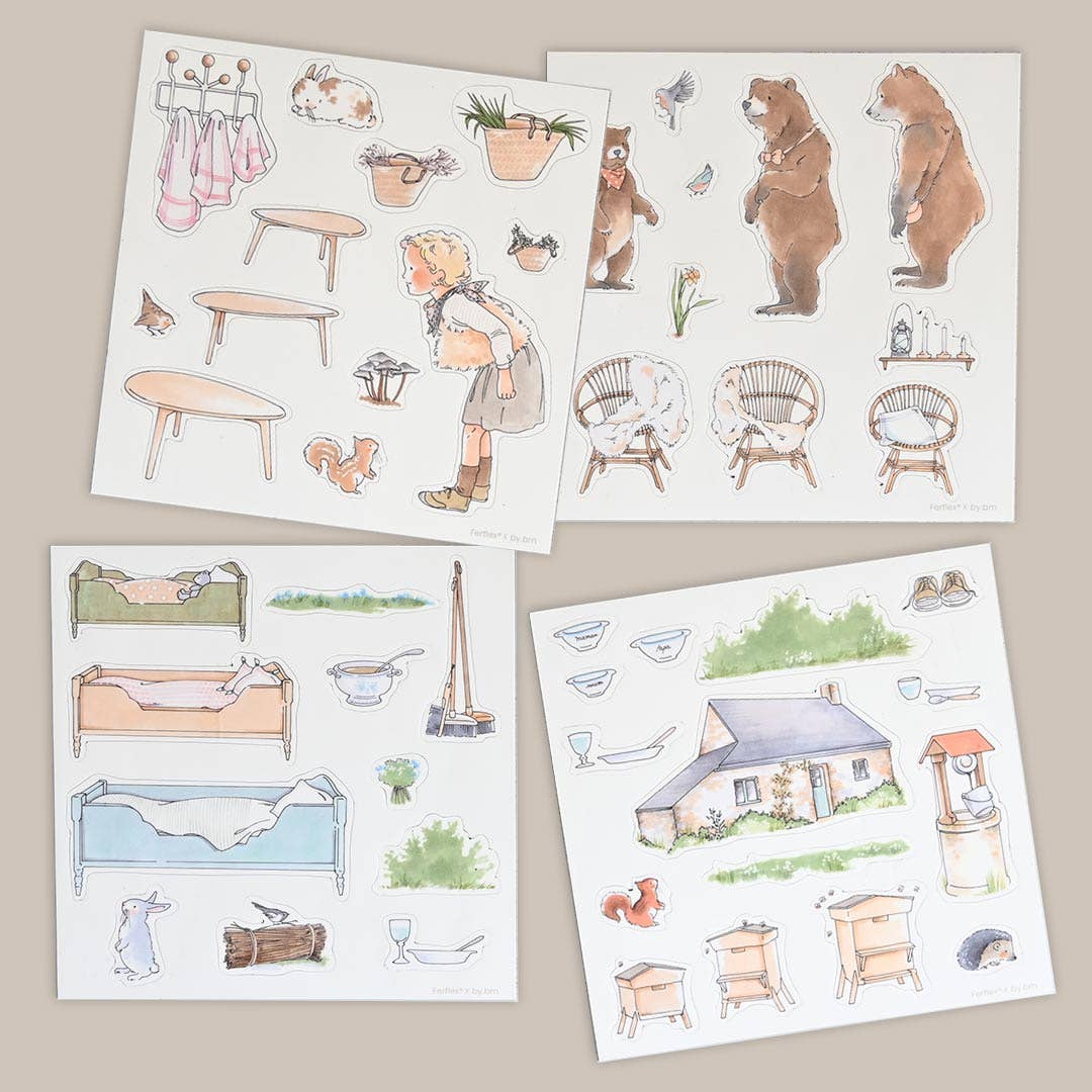 Jeu de magnets - l'histoire de boucle d'or - myplayground