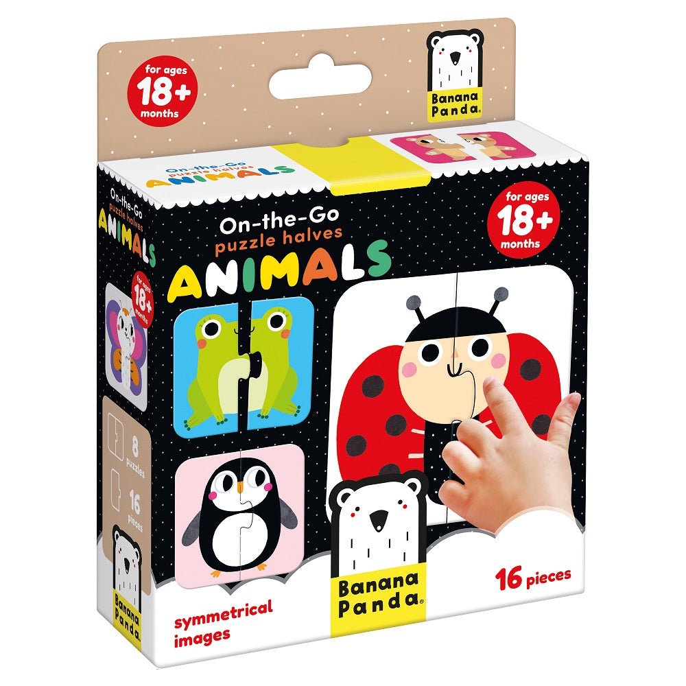 Puzzle Moitiés de Voyage - Animaux - Banana Panda - myplayground
