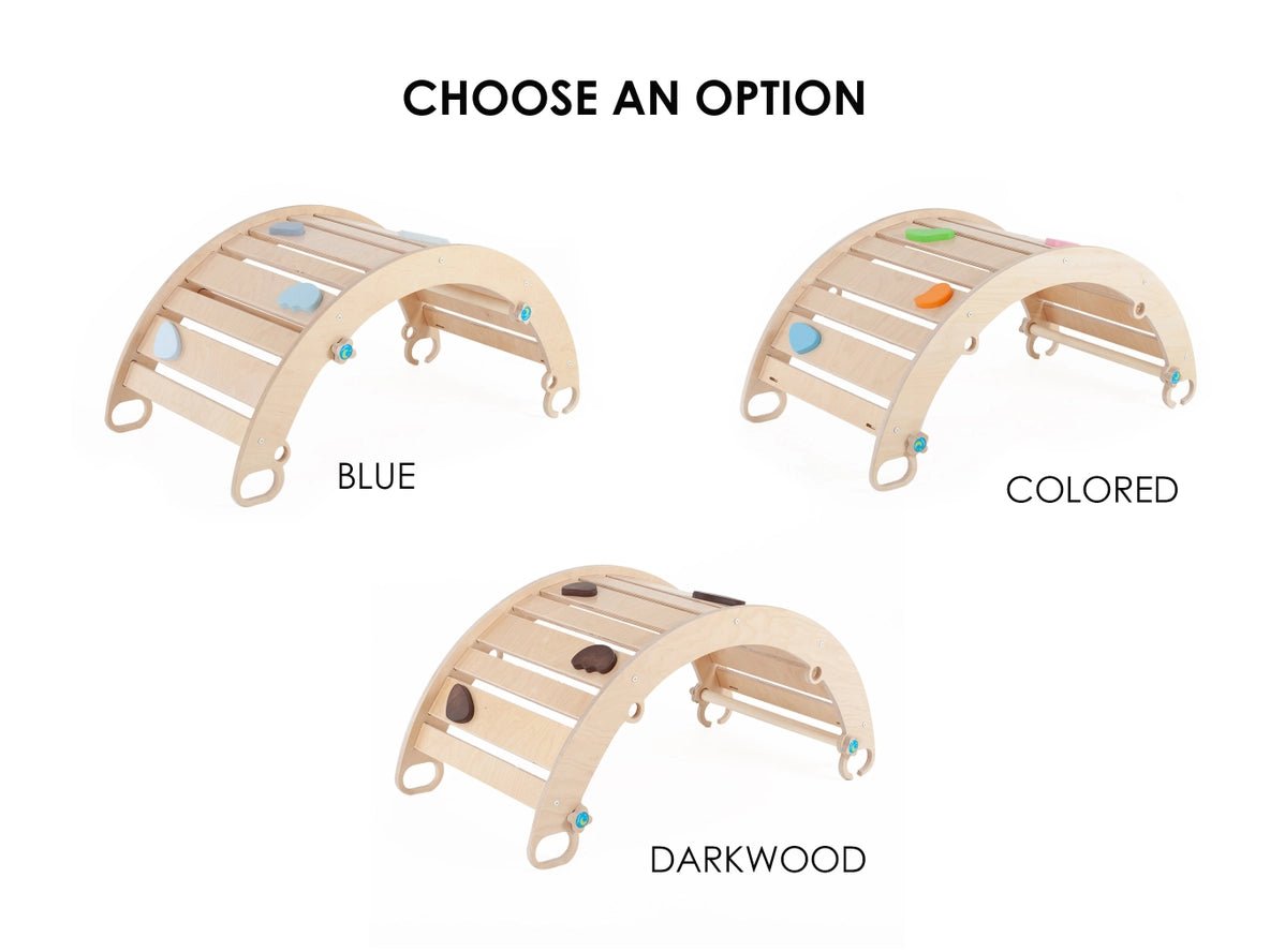 Arche d'Escalade + Rampe pour Alpiniste - Jeu de Motricité Enfant - Happymoon - myplayground