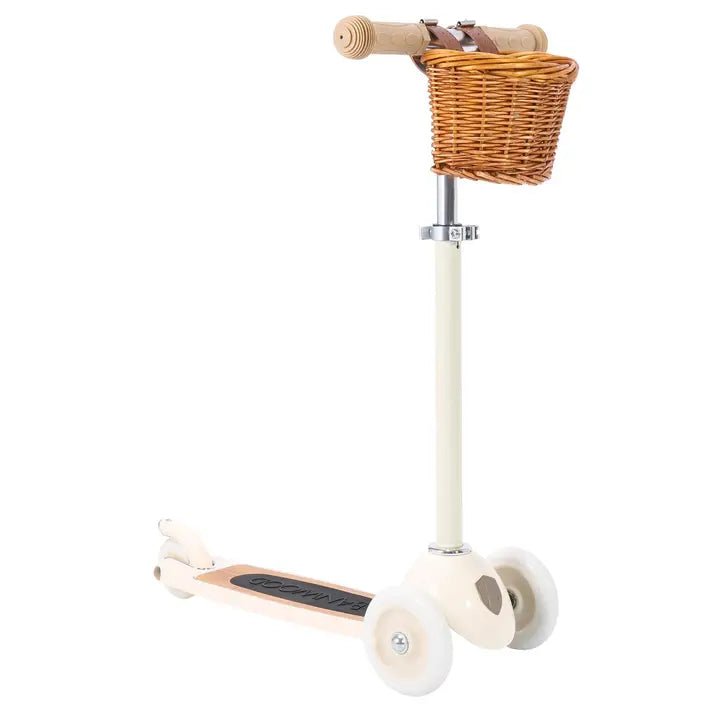 trottinette enfant - 2 à 5 ans - 3 roues - crème - jeu de motricité - banwood - myplayground