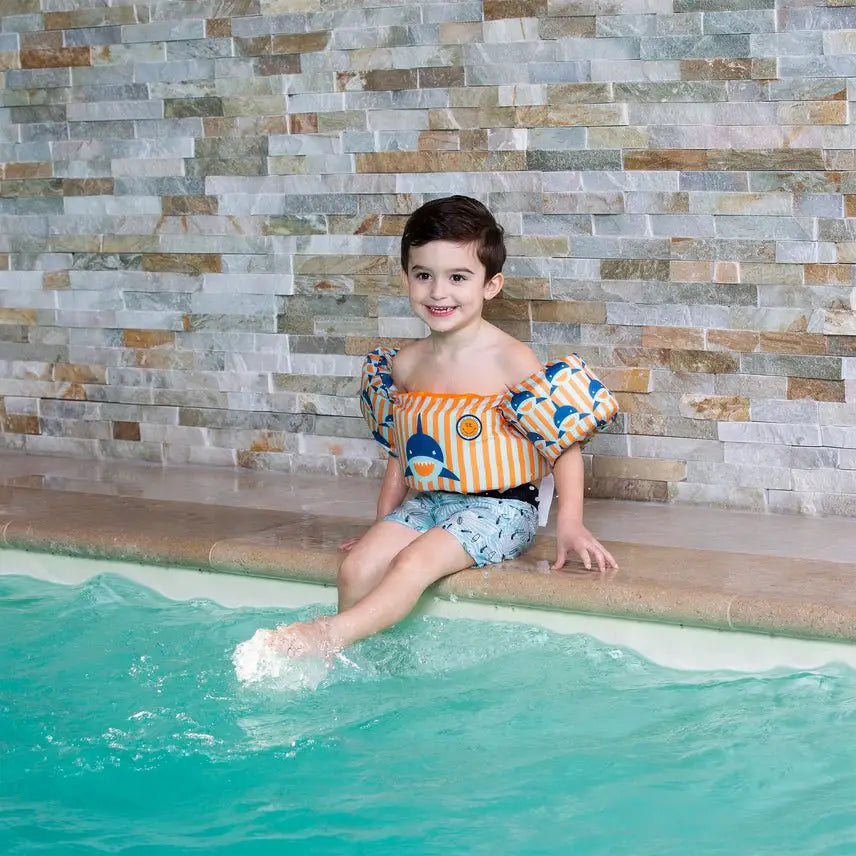 Brassards de natation requin - 2 à 6 ans, gilet - Swim Essentials by Swim Essentials