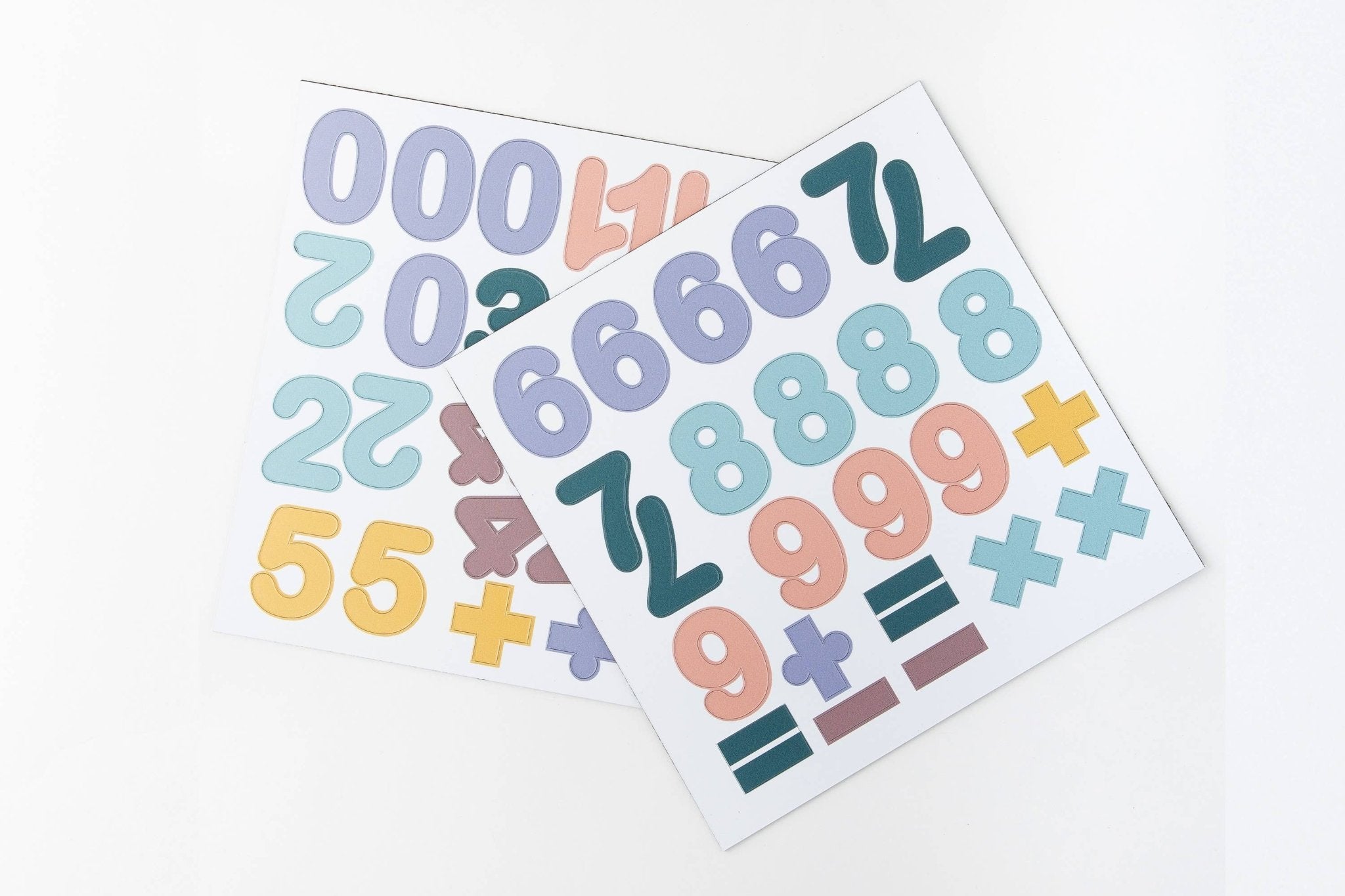 Chiffres magnétiques couleur pastel - lot de 100 magnets - myplayground