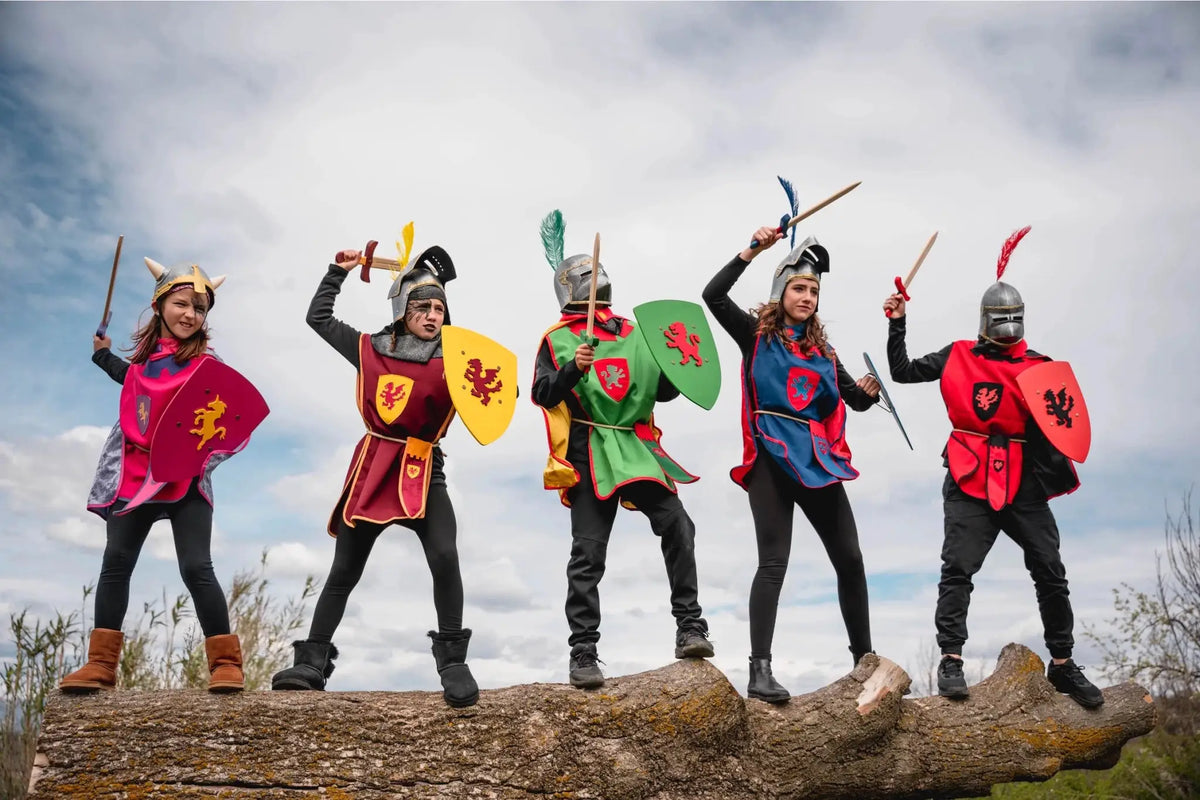 Poignard Softik + Pochettes 5 Couleurs - Jeu de Rôle pour Enfants by KALID MEDIEVAL