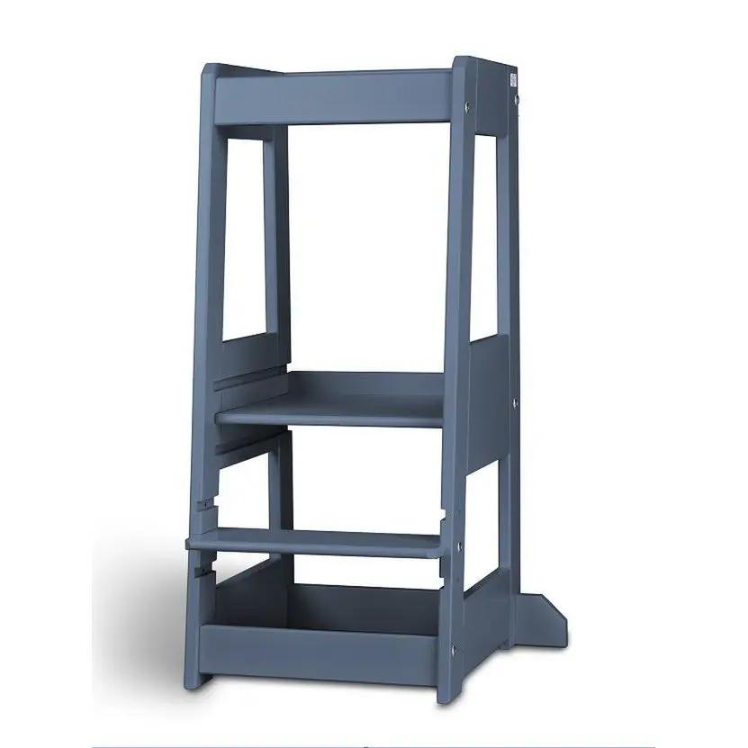 tiSsi® learning tower FELIX beech PIGEON BLUE by tiSsi ® Familie beginnt mit uns™
