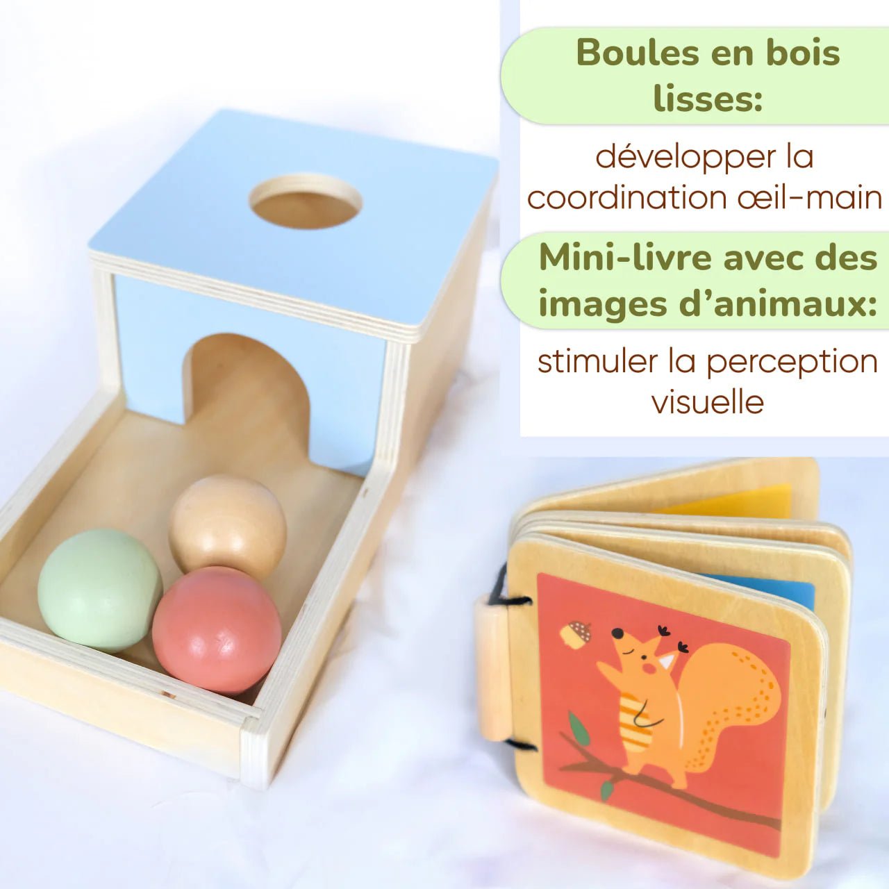 Coffret de Jeu Montessori pour les enfants - 6 à 12 mois - BusyKids - myplayground